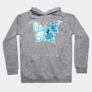 Floral Butterfly Hoodie